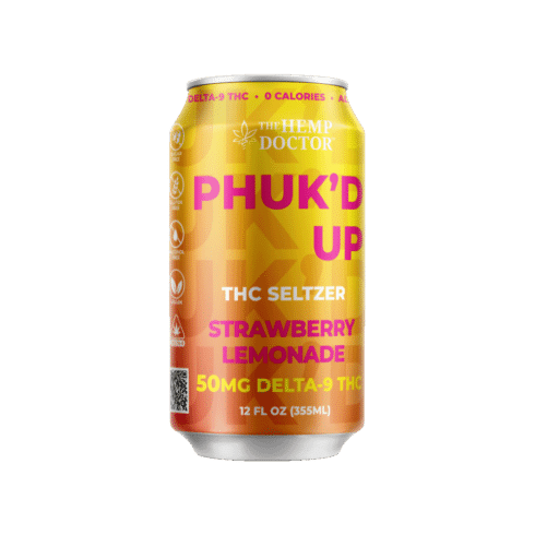The Hemp Doctor PHUKd UP D9 Seltzer 50MG 12oz