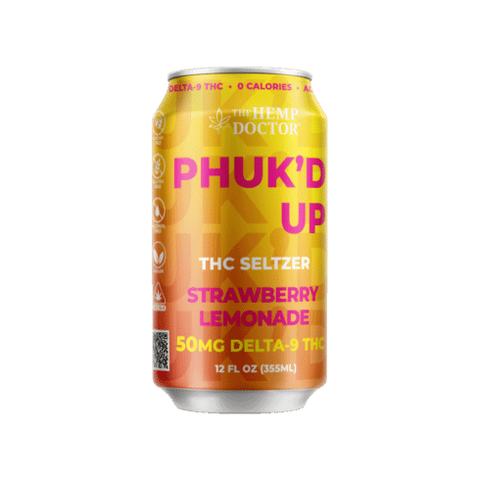 The Hemp Doctor PHUKd UP D9 Seltzer 50MG 12oz