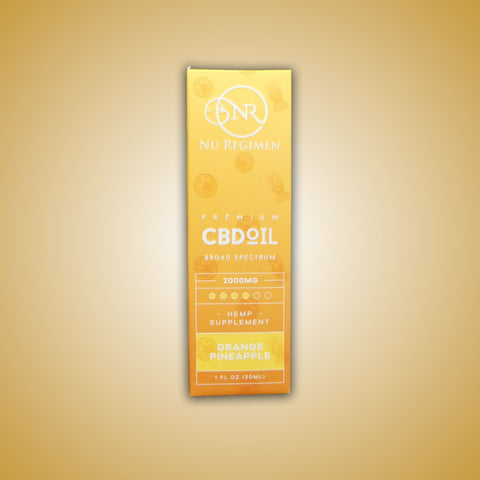 CBD Tincture Pineapple Orange