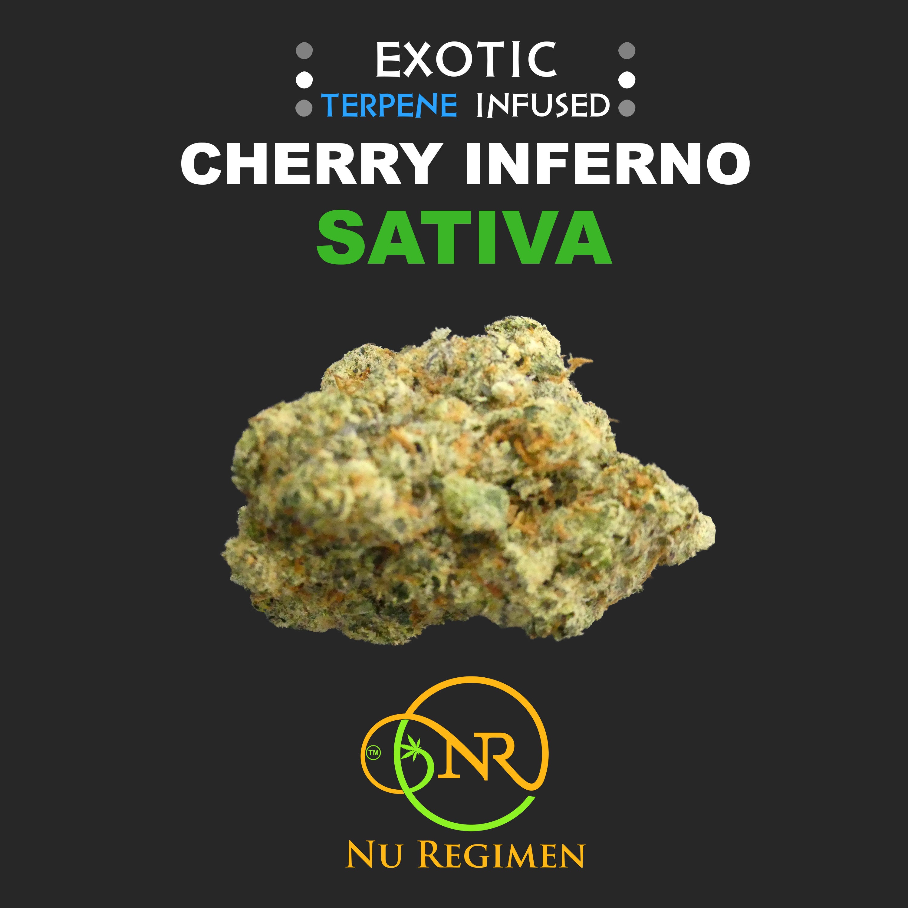 THC-A Flower: Cherry Inferno | SATIVA