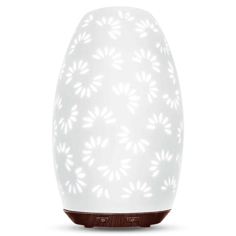 GREEN AIR  COLOR CHANGING DAISY Ultrasonic Essential Oil Diffuser
