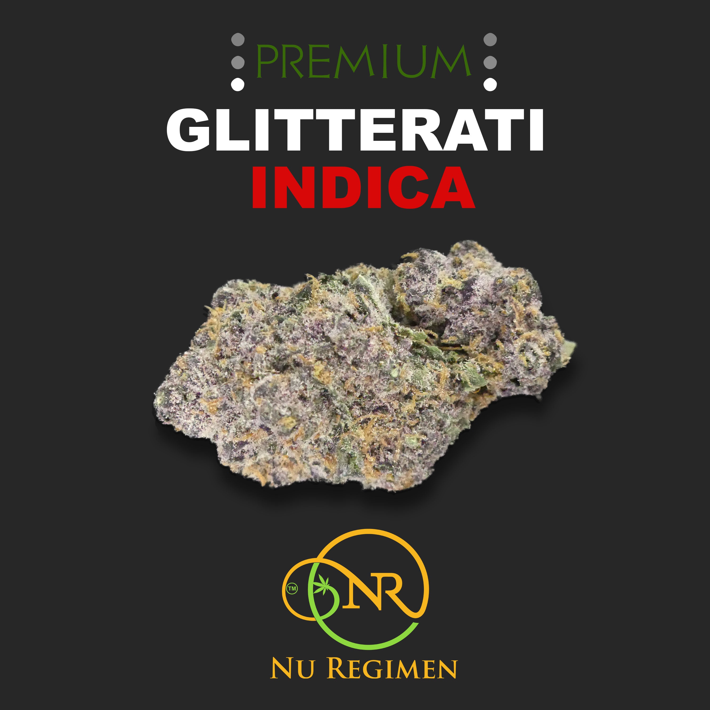 THC-A Flower: Glitterati | INDICA