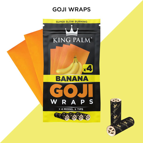 King Palm 4 Goji Wraps w/ Model X Tips
