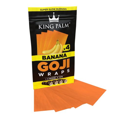King Palm 4 Goji Wraps w/ Model X Tips