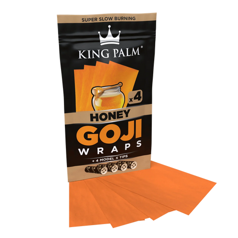 King Palm 4 Goji Wraps w/ Model X Tips