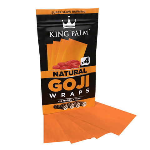 King Palm 4 Goji Wraps w/ Model X Tips