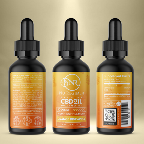 CBD Tincture Pineapple Orange