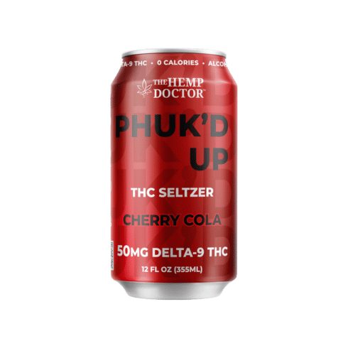 The Hemp Doctor PHUKd UP D9 Seltzer 50MG 12oz