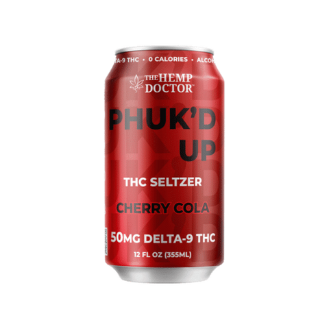 The Hemp Doctor PHUKd UP D9 Seltzer 50MG 12oz