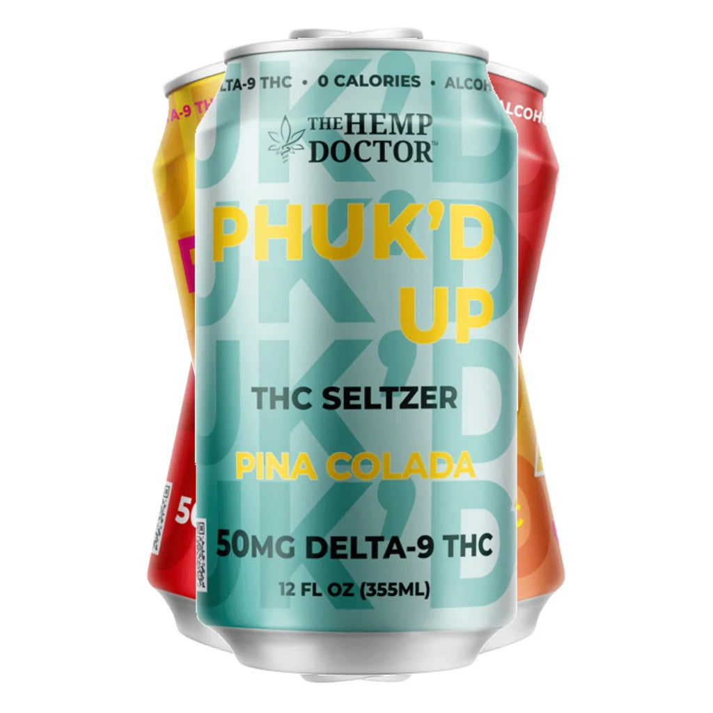 The Hemp Doctor PHUKd UP D9 Seltzer 50MG 12oz