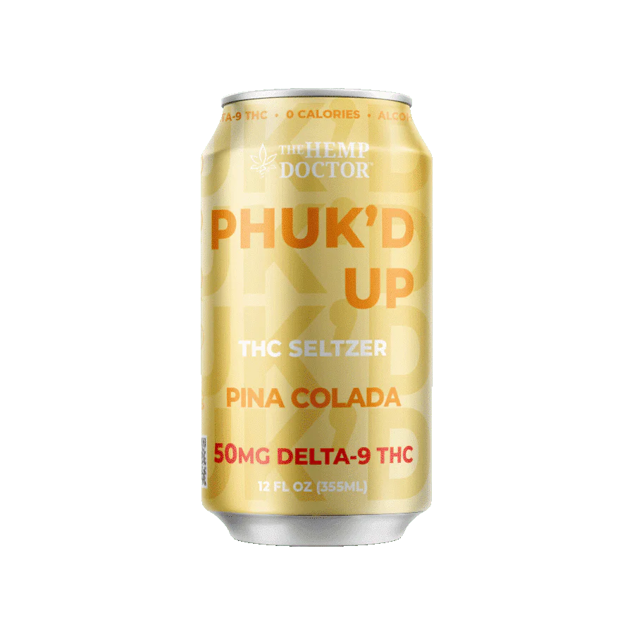 The Hemp Doctor PHUKd UP D9 Seltzer 50MG 12oz