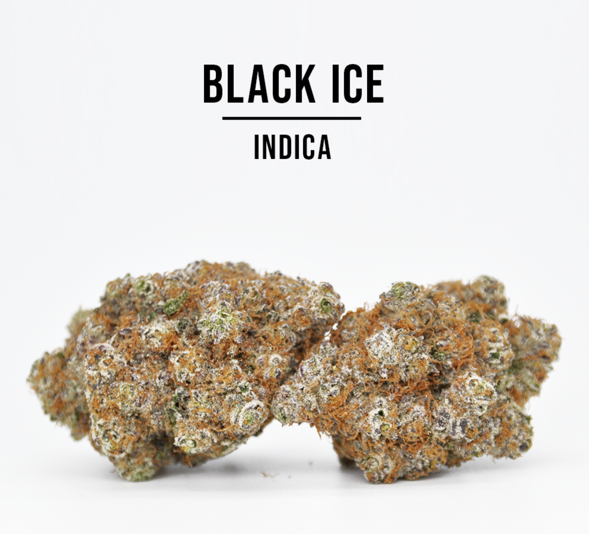 THCa Hemp Flower, Black Ice