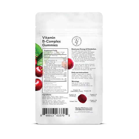 Barker Wellness Vitamin B-Complex Gummies 30ct