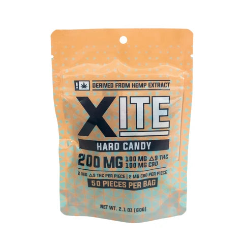 XITE D9 Lemon Hard Candy 200MG Pouch